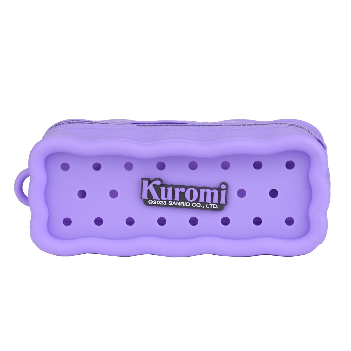 Trousse Kuromi en silicone avec 4 charms