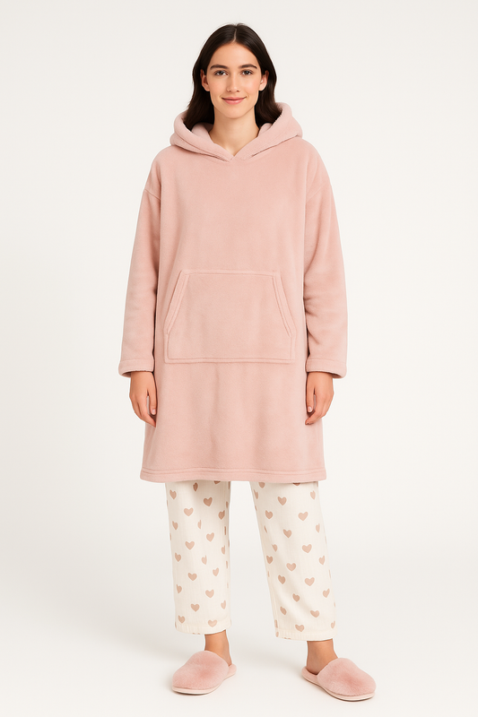 Cape Pilou Pilou Cocoon – Rose poudré