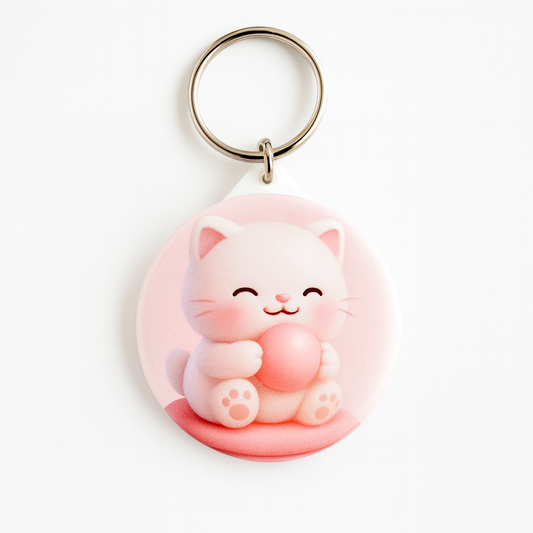 Porte clés chat mignon