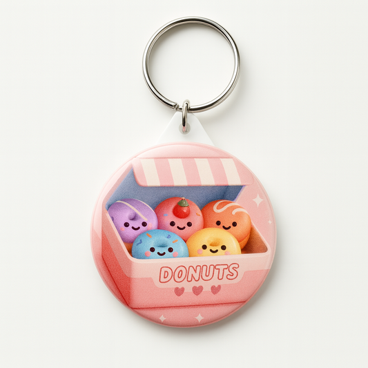 Porte clés donuts