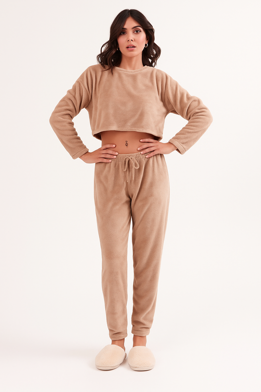 Pyjama Femme "Cocoon Chic" Café