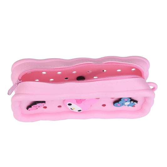 My Melody trousse silicone avec 4 charms